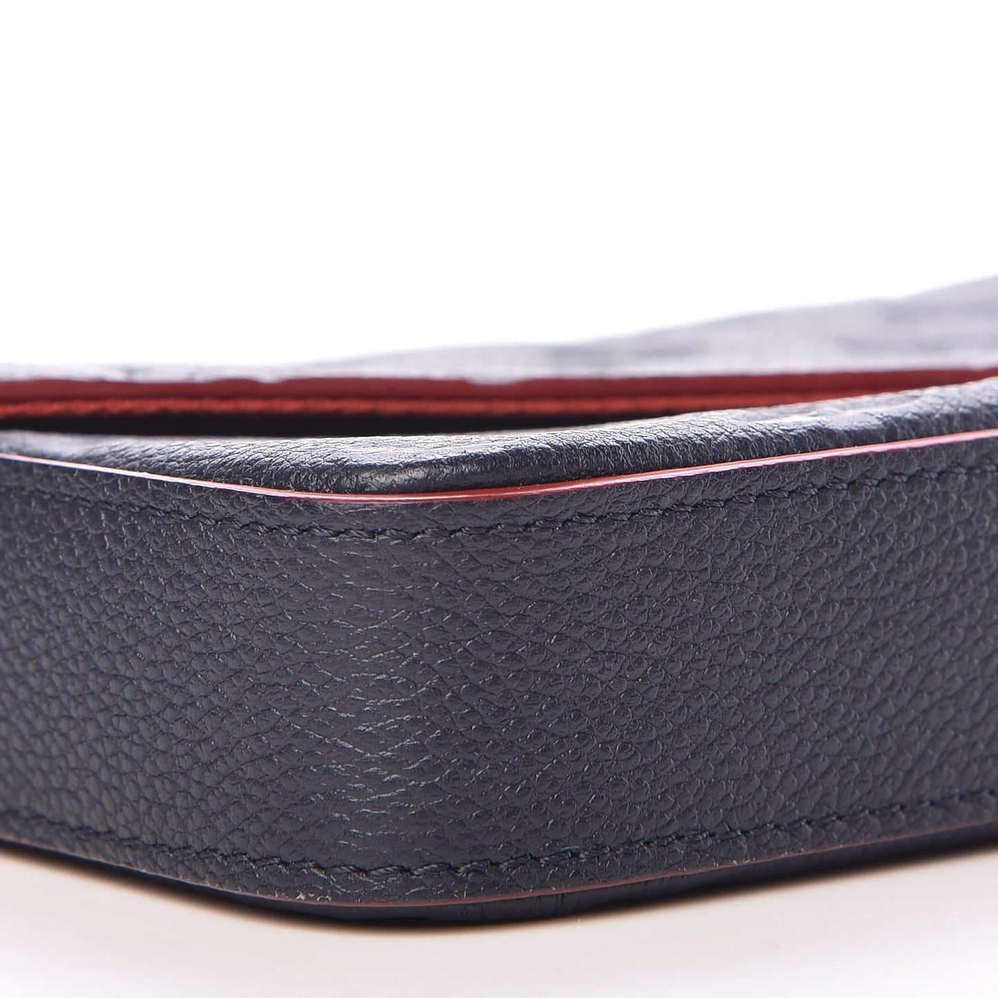 Empreinte Pochette Felicie Chain Wallet Marine Rouge