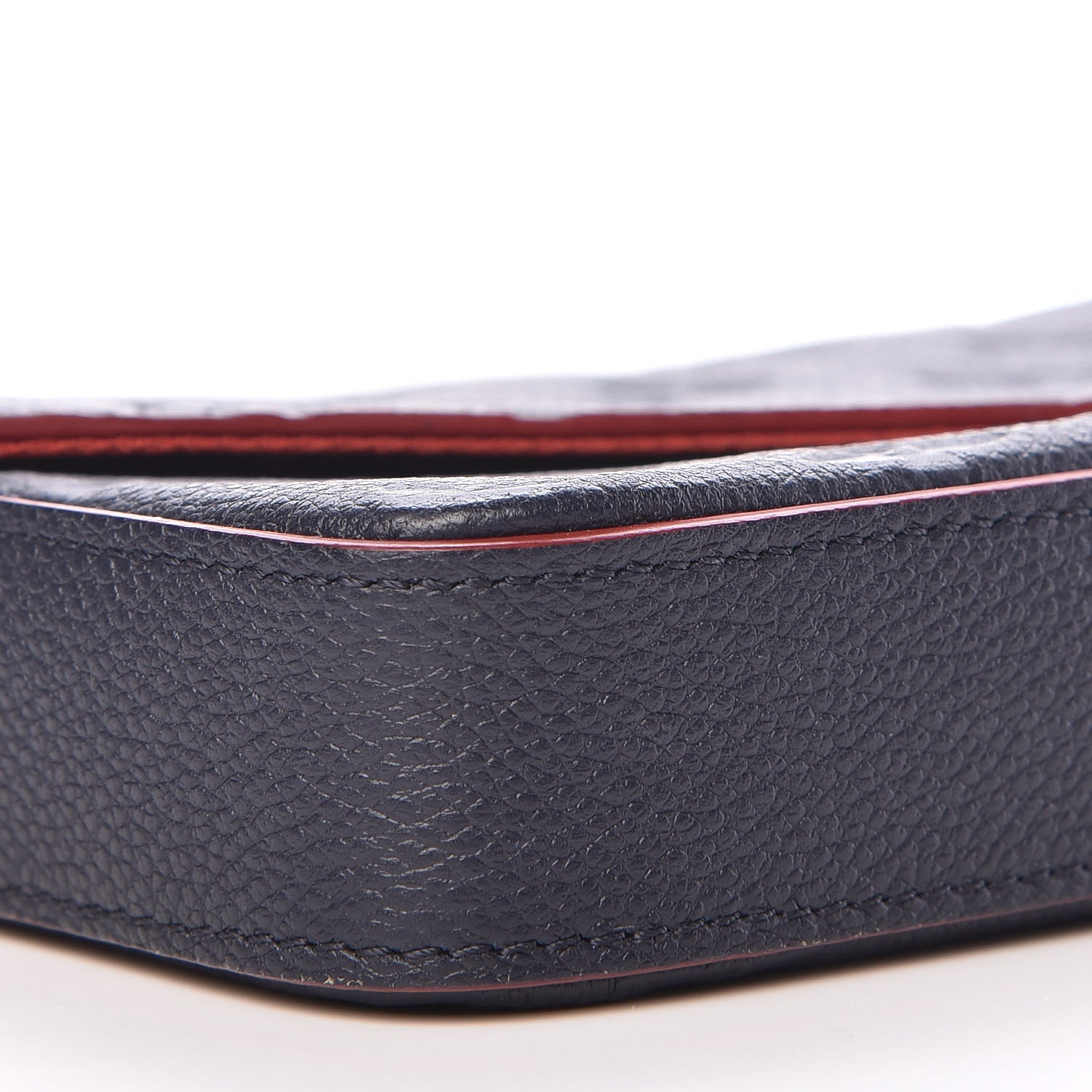 Louis Vuitton Empreinte Pochette Felicie Chain Wallet Marine Rouge 6 of 13