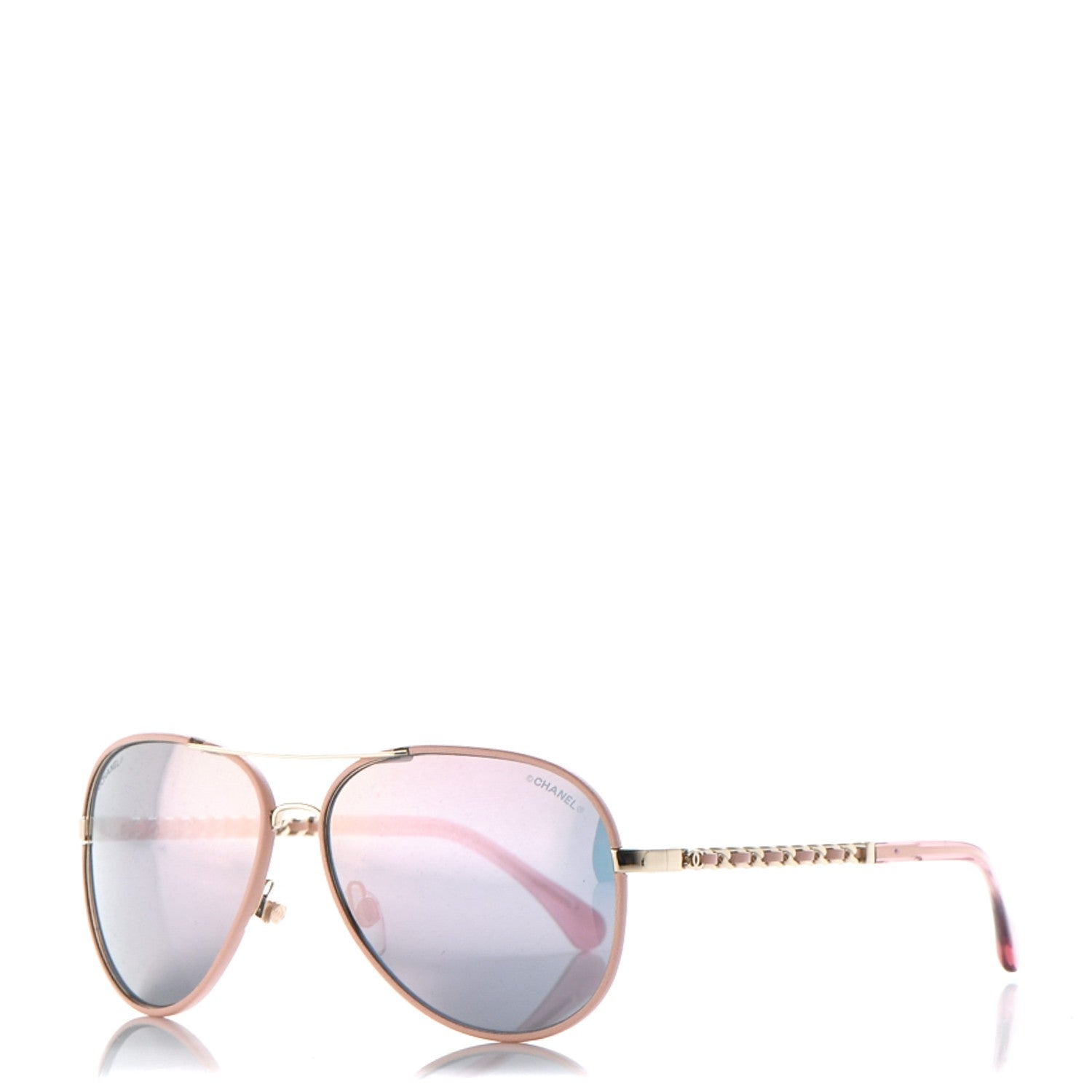 Chanel Pilot Winter Sunglasses 4219 Light Pink 1 of 7