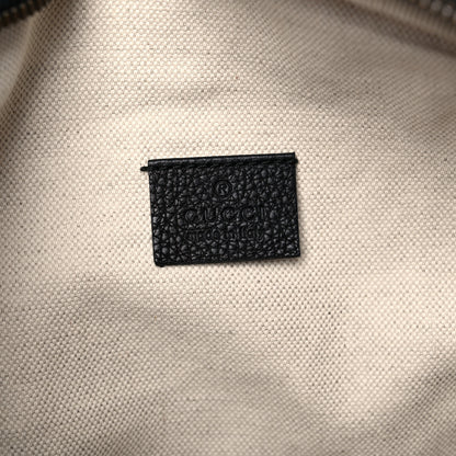 Gucci Grained Calfskin Logo Belt Bag Black 5 of 12