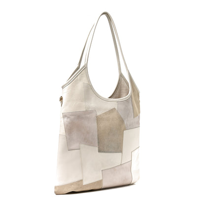 Miu Miu Nappa Patchwork Ivy Bag  Chalk White 3 of 9