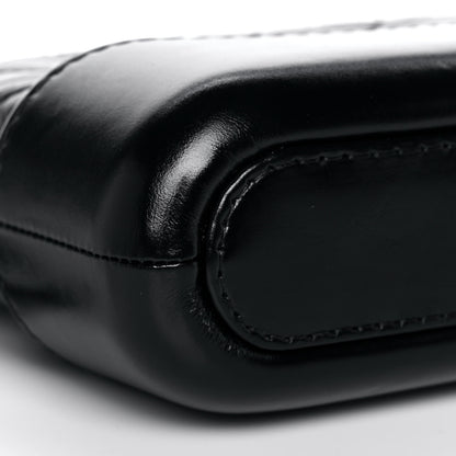 Chanel Aged Calfskin Quilted Small Gabrielle Clutch With Chain Black 8 of 9