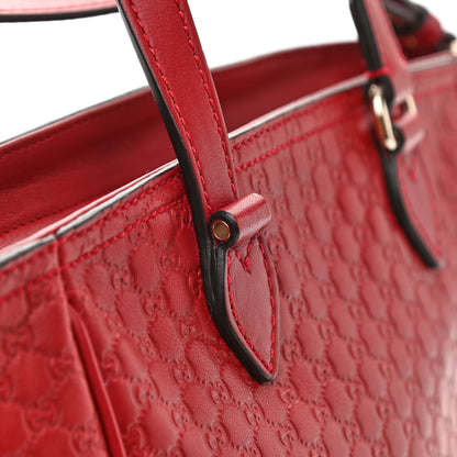 Gucci Microguccissima Small Bree Tote Red 10 of 10