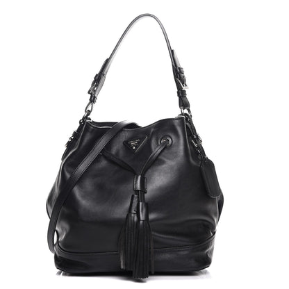 Prada Soft Calf Bucket Bag Nero Black 1 of 9