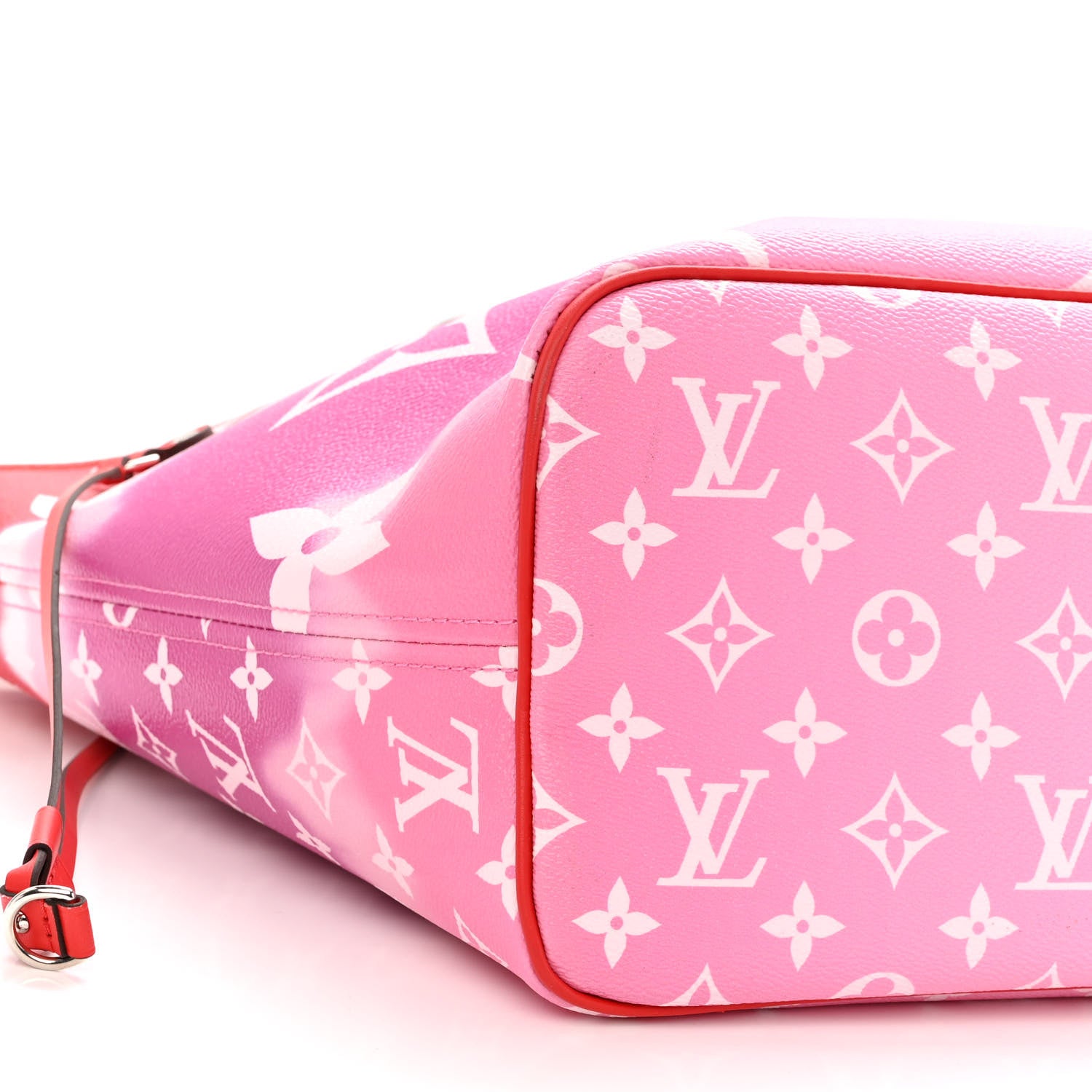 Louis Vuitton Monogram Escale Neverfull MM Rouge 9 of 10
