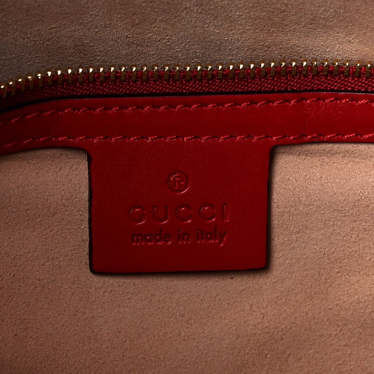 Guccissima Linea A Hobo Red