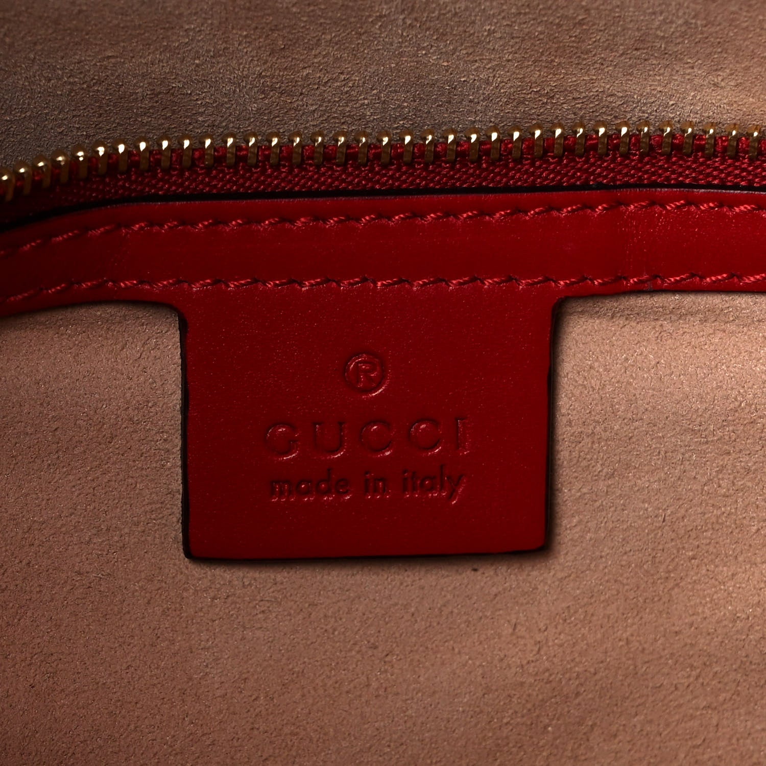 Gucci Guccissima Linea A Hobo Red 5 of 9