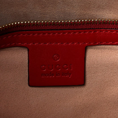 Gucci Guccissima Linea A Hobo Red 5 of 9
