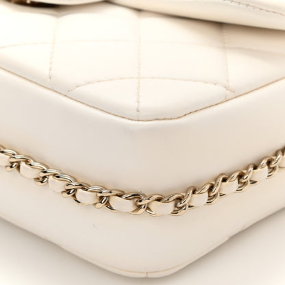 Chanel Lambskin Quilted Small My Precious Flap White 14 of 16