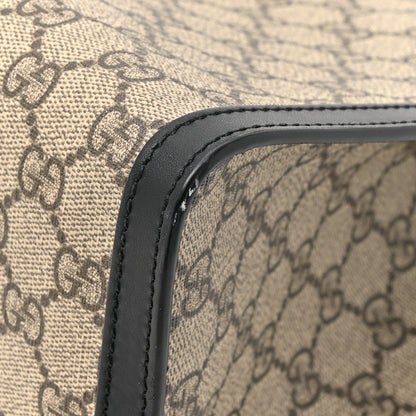 Gucci GG Supreme Monogram Medium Padlock Tote Black 10 of 12