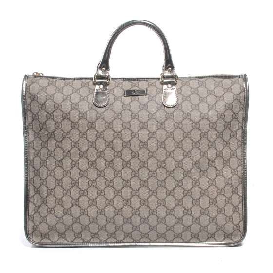 Gucci GG Plus Monogram Joy Tote Bag Metallic 1 of 8