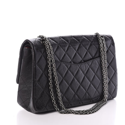 Chanel Aged Calfskin Quilted 2.55 Reissue 227 Flap Black 2 of 8