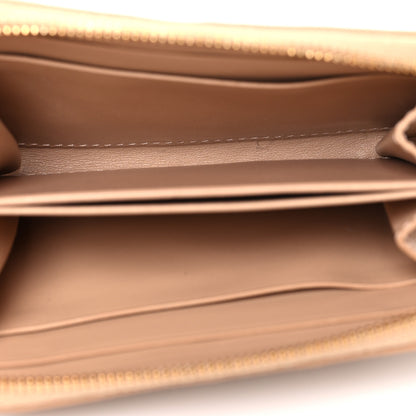 Bottega Veneta Nappa Intrecciato Zip Around Coin Purse Almond 5 of 6