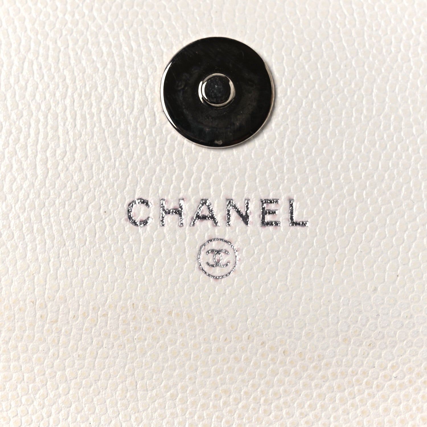 Chanel Caviar Quilted My Everything Belt Flap Card Holder White 6 of 12
