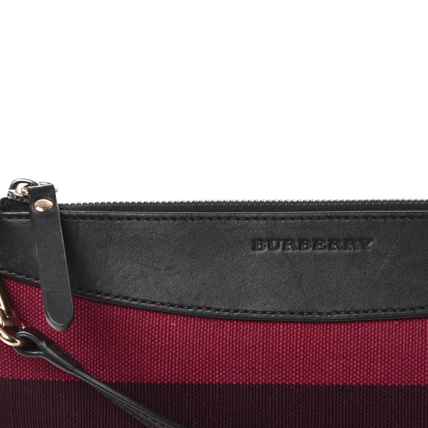 Overdyed Canvas Striped Peyton Crossbody Clutch Bag