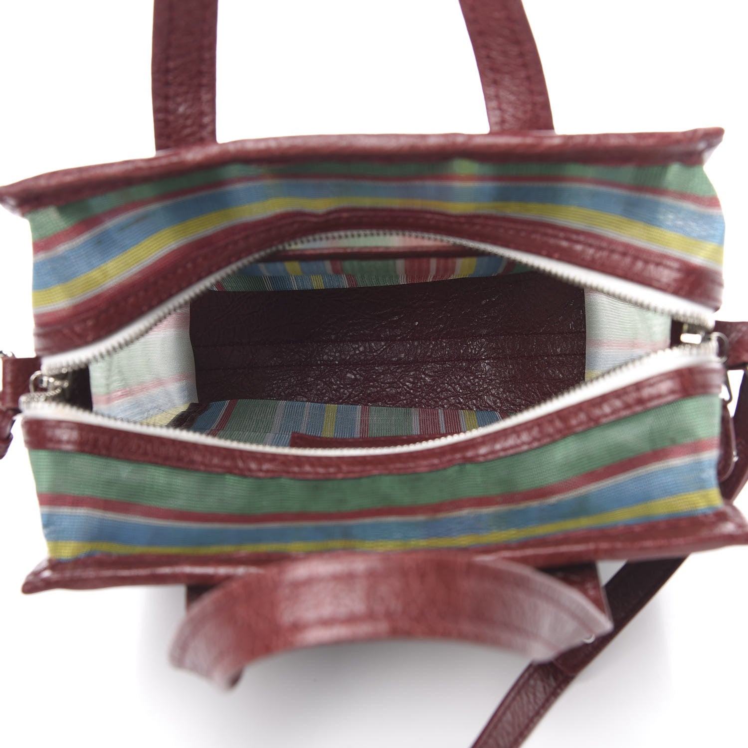 Balenciaga Mesh Agneau Arena XS Bazar Shopper Tote Green Multicolor 5 of 12