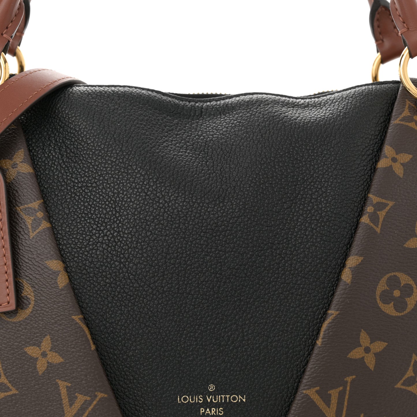 Monogram V Tote MM Black