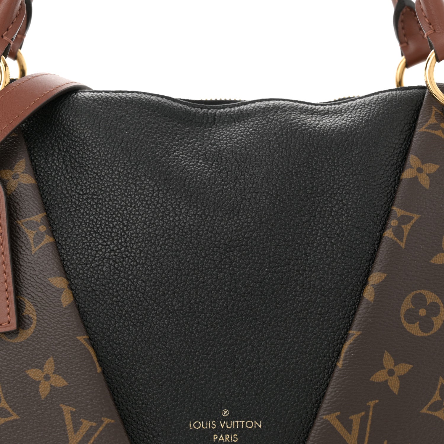 Louis Vuitton Monogram V Tote MM Black 7 of 11
