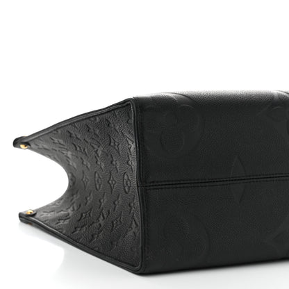 Louis Vuitton Empreinte Monogram Giant Onthego MM Black 8 of 10