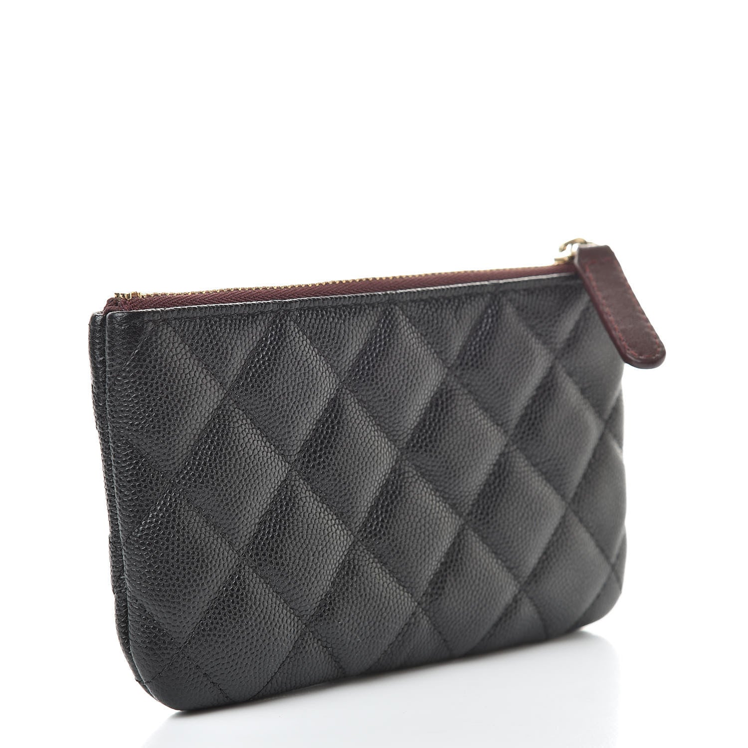 Chanel Caviar Quilted Small Cosmetic Case Black 5 of 8