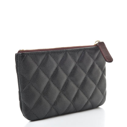 Chanel Caviar Quilted Small Cosmetic Case Black 5 of 8