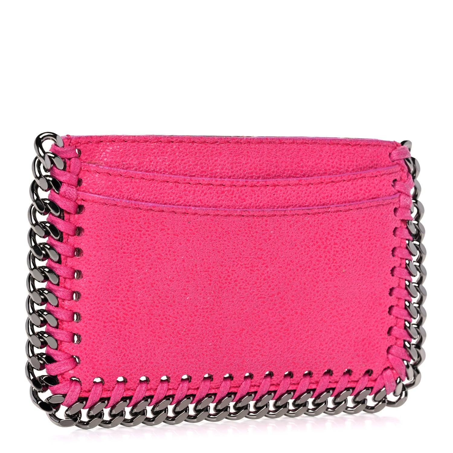Stella McCartney Shaggy Deer Falabella Card Holder Hot Pink 3 of 8