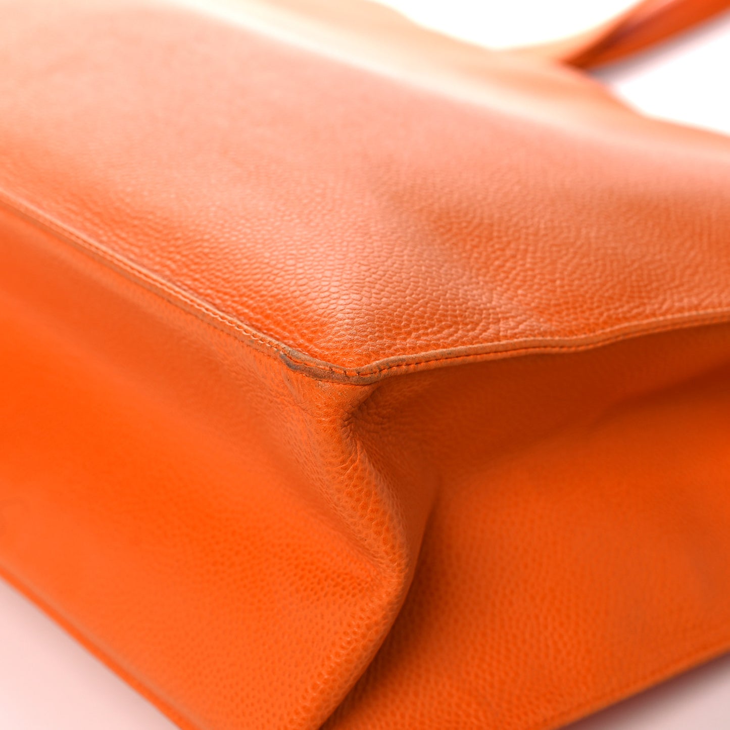 Caviar CC Timeless Shoulder Bag Orange