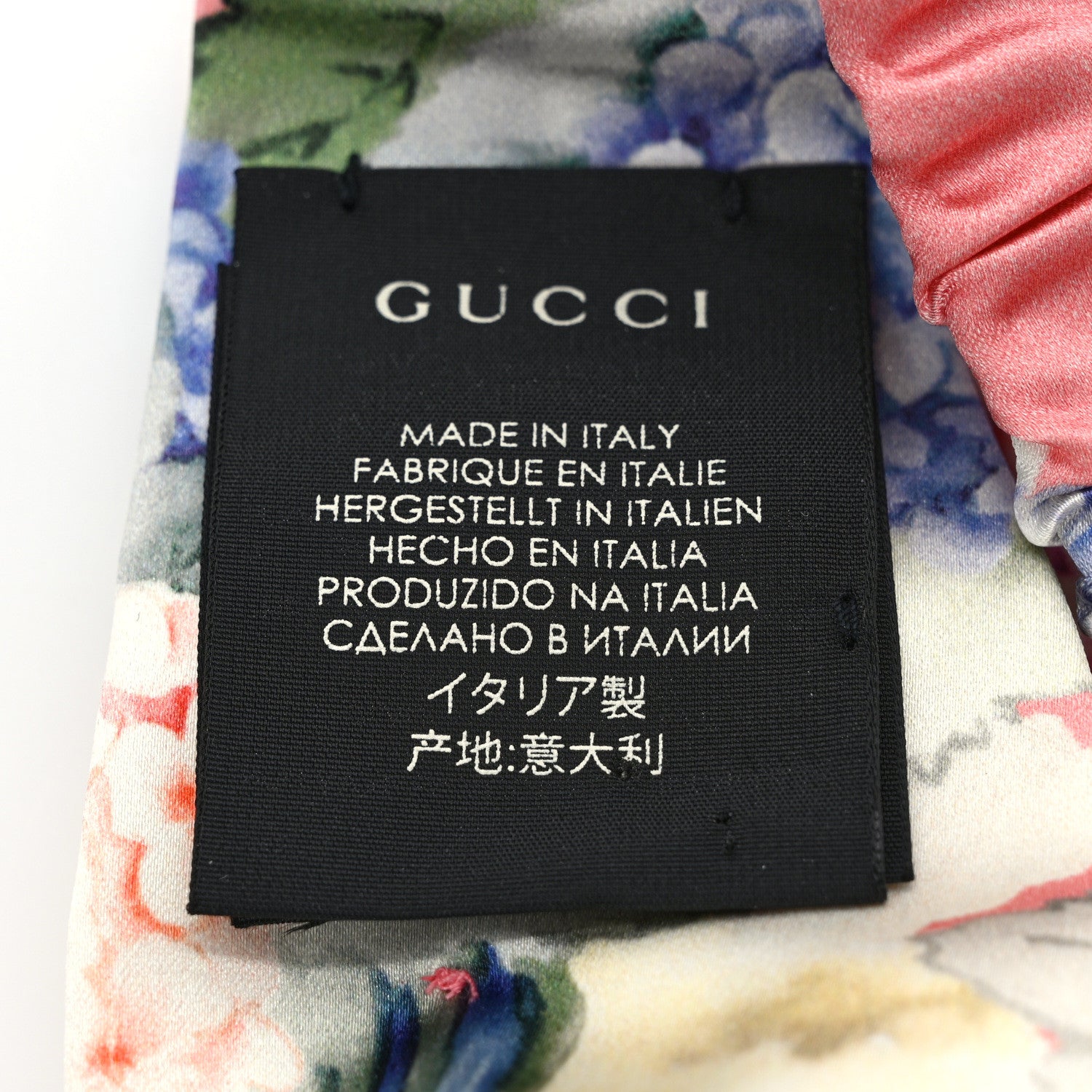 Gucci Silk Hortensin Duchesse Headband Multicolor 4 of 5