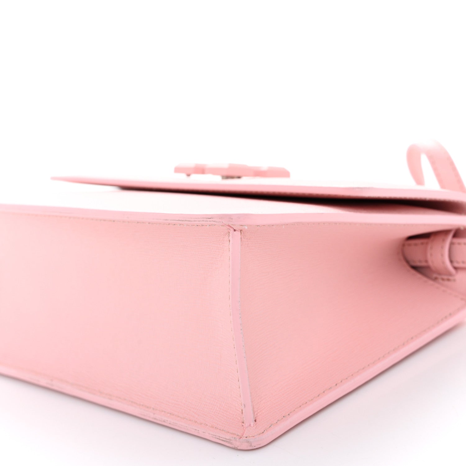 Off-White Saffiano Jitney 1.4 Top Handle Bag Pink 9 of 10