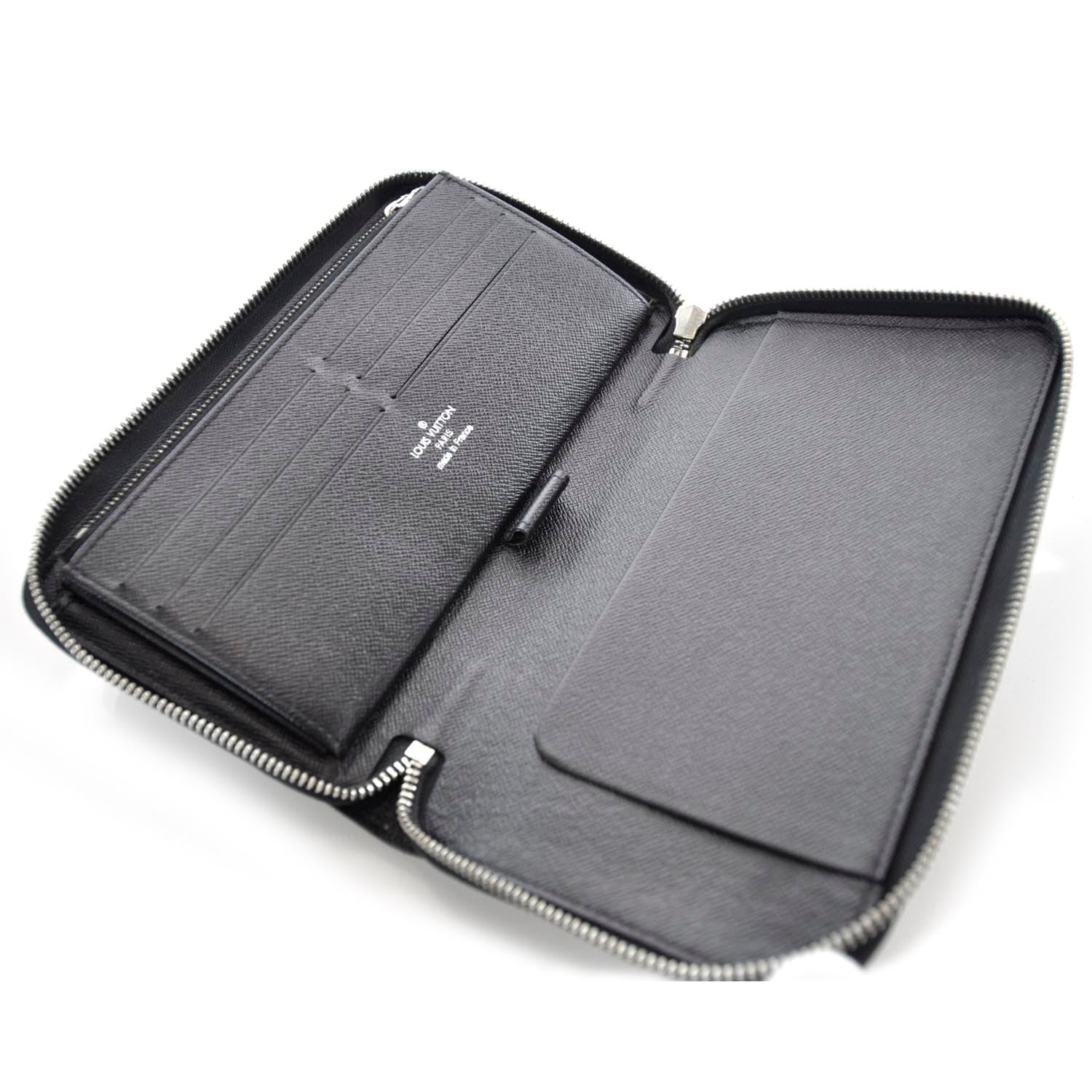 Louis Vuitton Epi Zippy Organizer Wallet Black 7 of 9