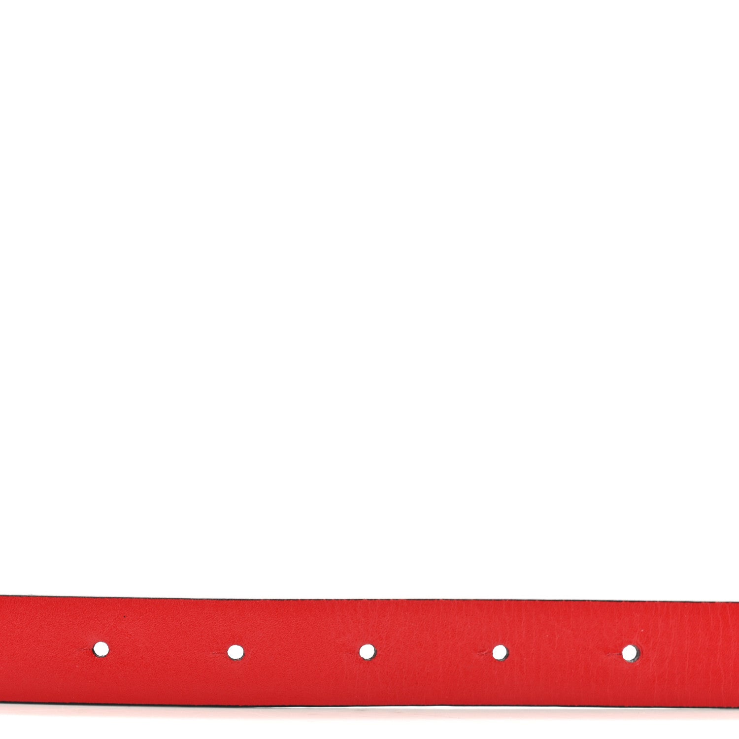 Valentino Garavani Calfskin Crystal VLogo 40mm Belt 75 Black Rouge Pur 4 of 6