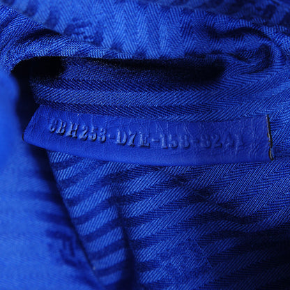 Fendi Vitello Elite Petite 2Jours Tote Blue Neon 8 of 11