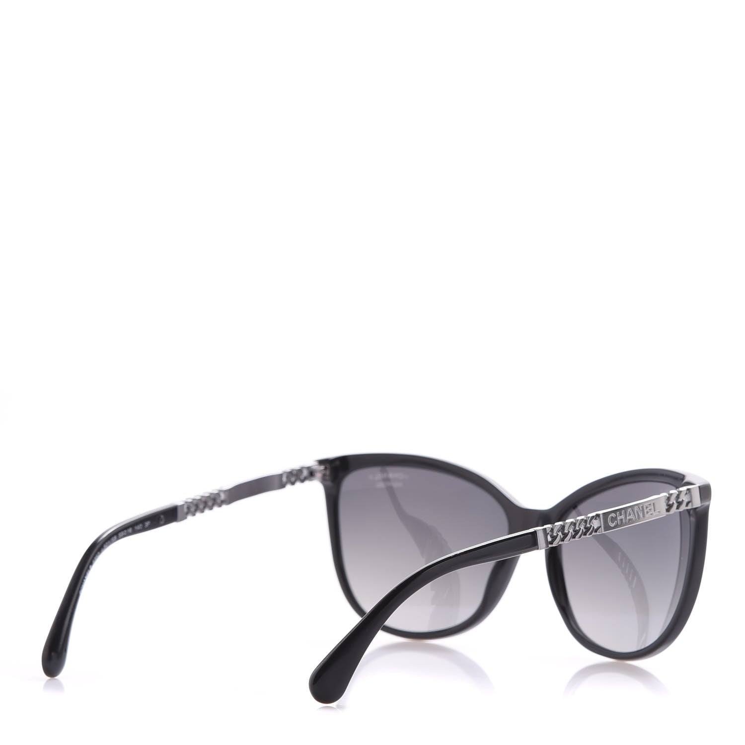 Chanel Chain Polarized Sunglasses 5352-A Black 4 of 9