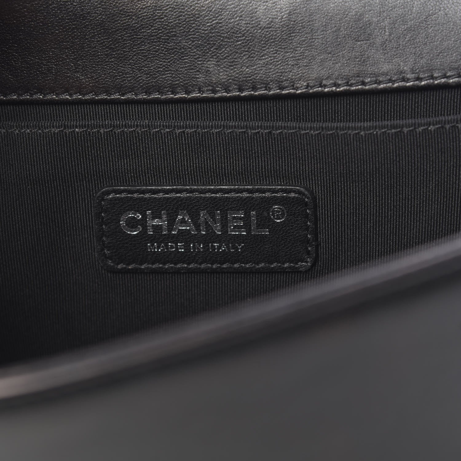 Chanel Lambskin Quilted Medium Boy Flap Black 6 of 15