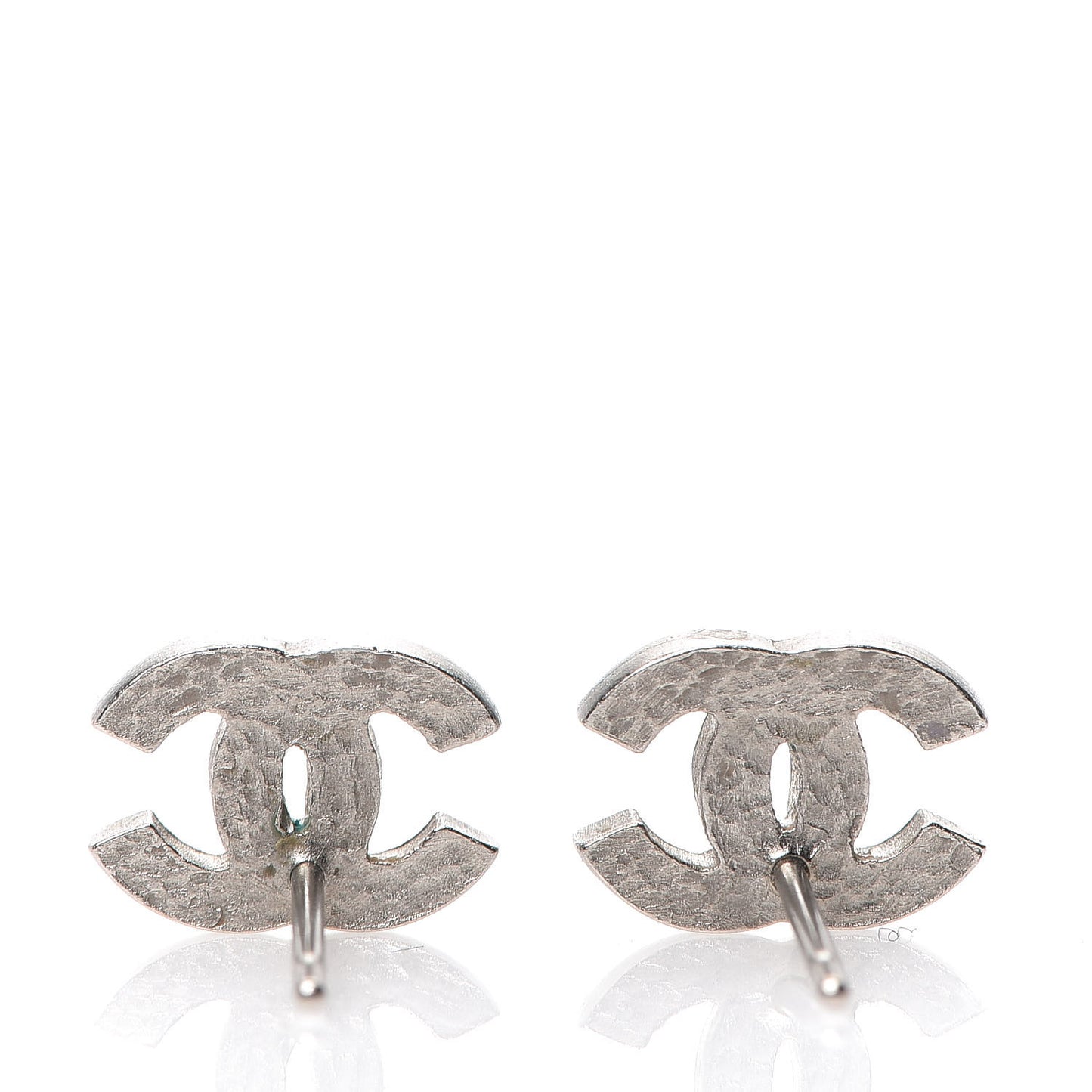 Crystal Mini Timeless CC Earrings Silver