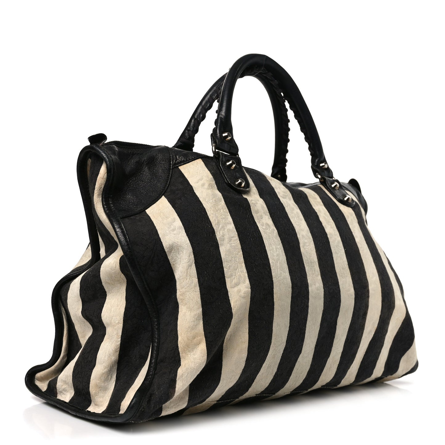 Chevre Damask Stripe Work Black