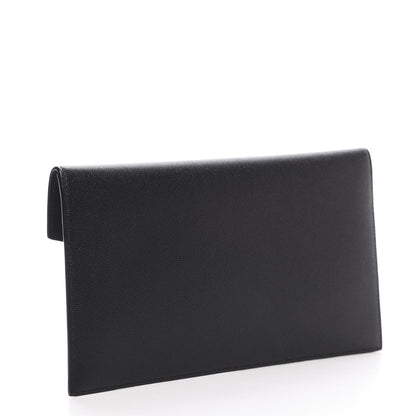 Saint Laurent Grain De Poudre Uptown Pouch Black 3 of 8