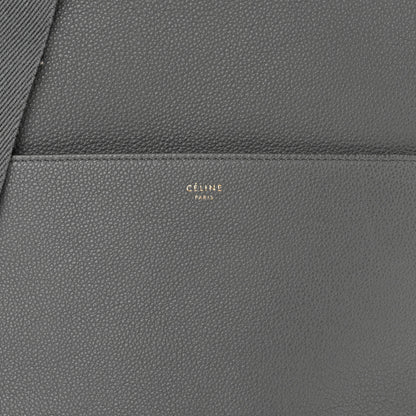 Celine Soft Grained Calfskin Sangle Bucket Bag Kohl 7 of 9