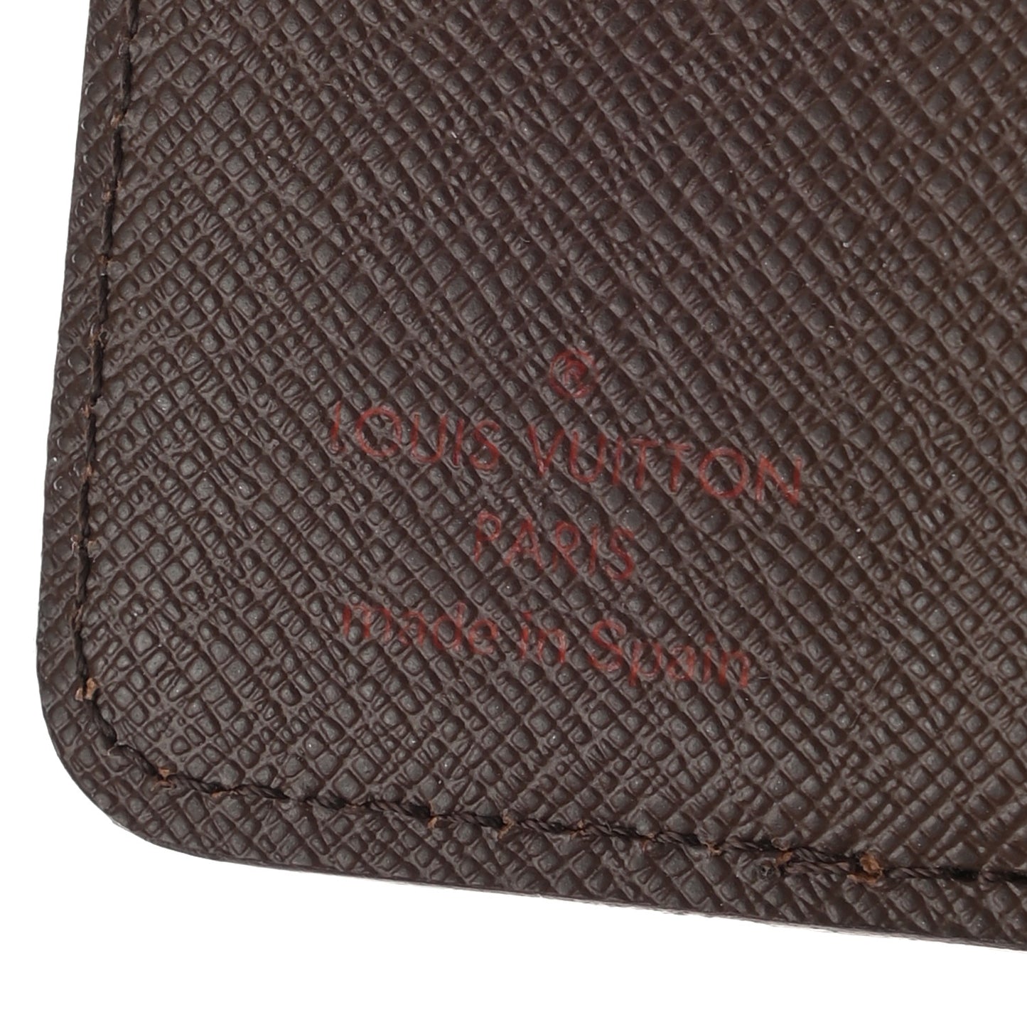 Damier Ebene Zippe Zipped Compact Wallet