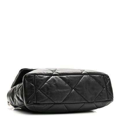 Chanel Lambskin Quilted Large Chanel 19 Flap Black 4 of 11