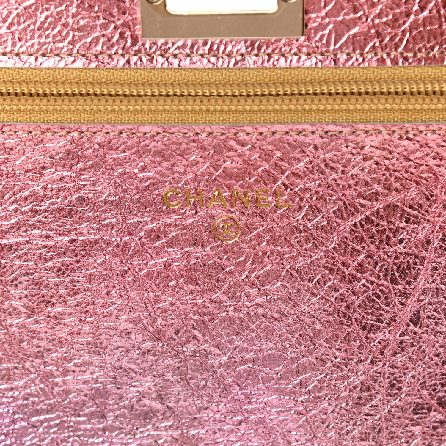 Chanel Metallic Goatskin Quilted 2.55 Reissue Wallet on Chain WOC Multicolor 6 of 12