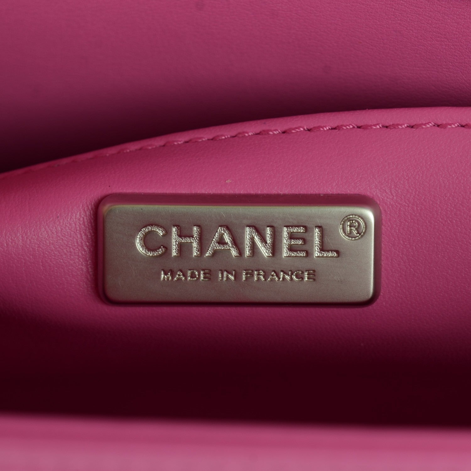 Chanel Matte Python Calfskin Medium Boy Flap Pink 6 of 8
