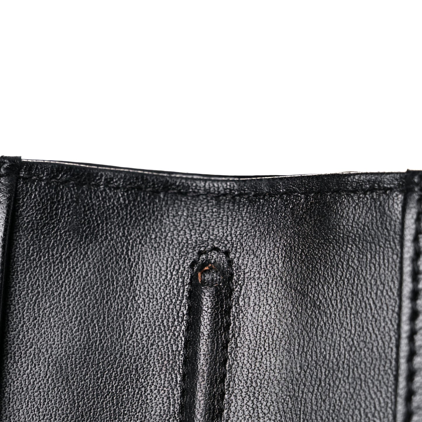 Patent Calfskin Lucky Symbols Agenda Cover Black