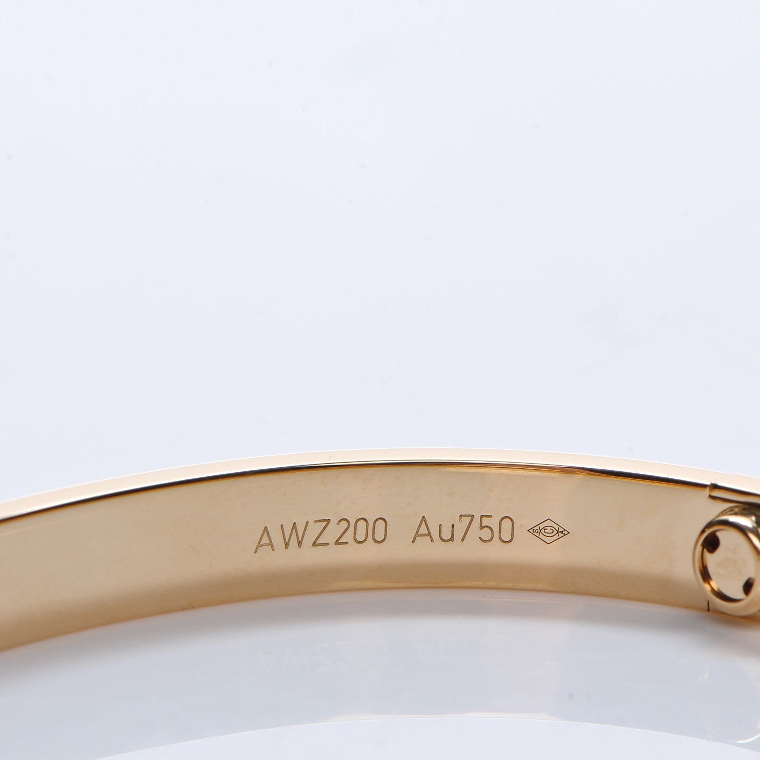 Cartier 18K Yellow Gold LOVE Bracelet 17 4 of 6