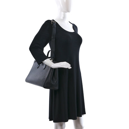 Louis Vuitton Epi Grenelle Tote MM Black 2 of 8