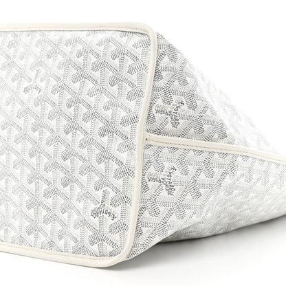 Goyard X PEANUTS Goyardine Reversible Anjou GM White 18 of 19