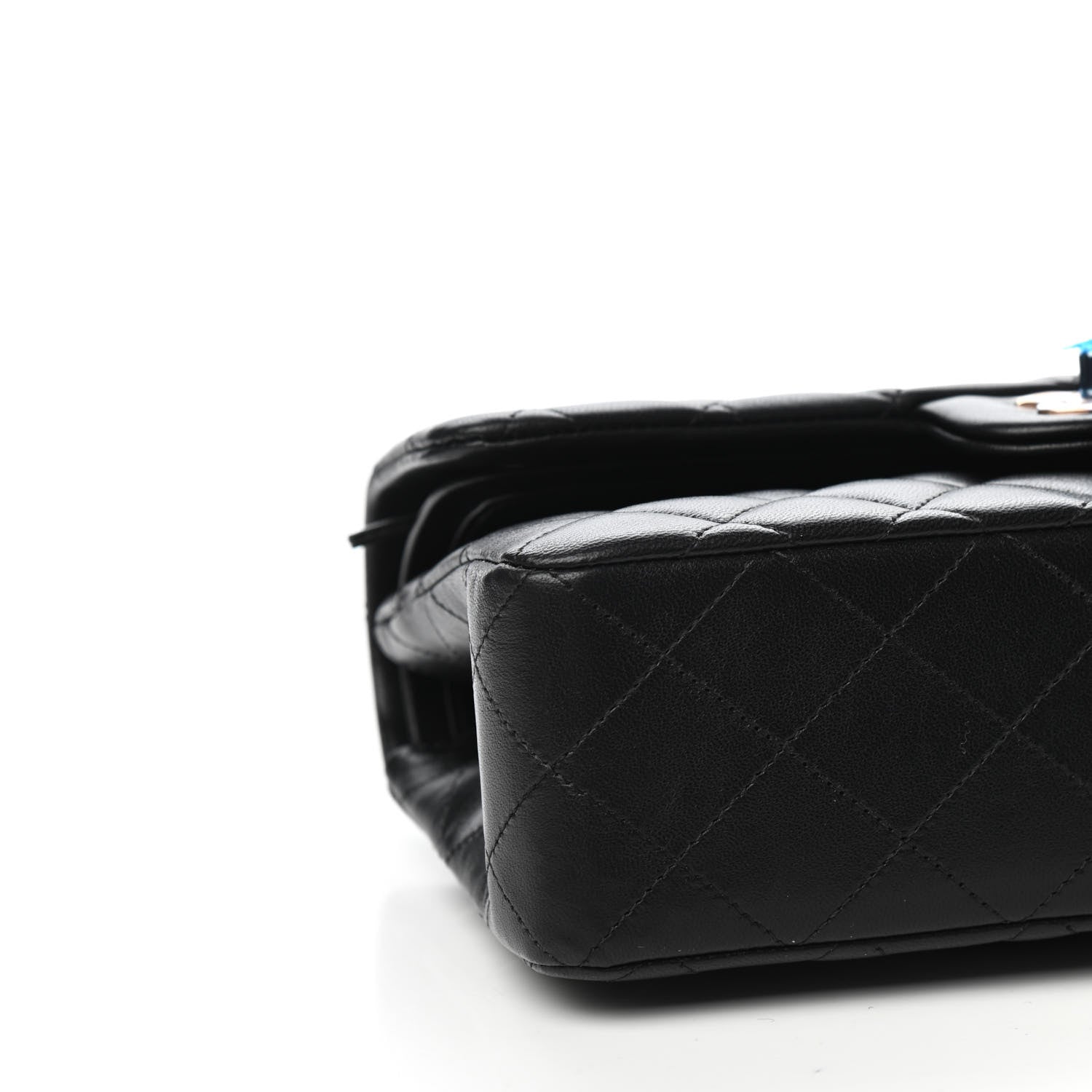 Chanel Lambskin Quilted Small Double Flap Black 8 of 11