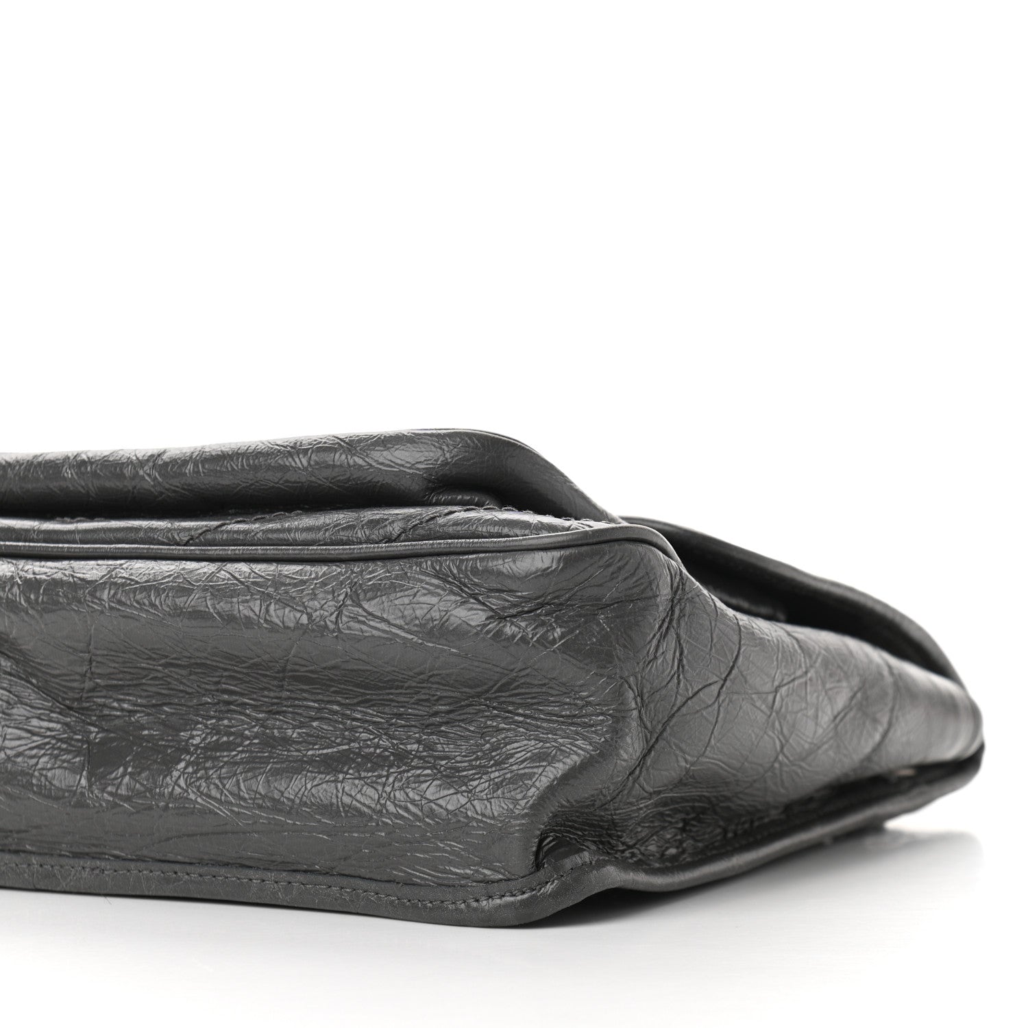 Saint Laurent Crinkled Calfskin Matelasse Monogram Medium Niki Chain Satchel Storm 9 of 9