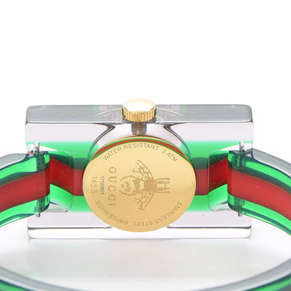 Gucci Stainless Steel Plexiglass 24mm Quartz Watch 5 of 8