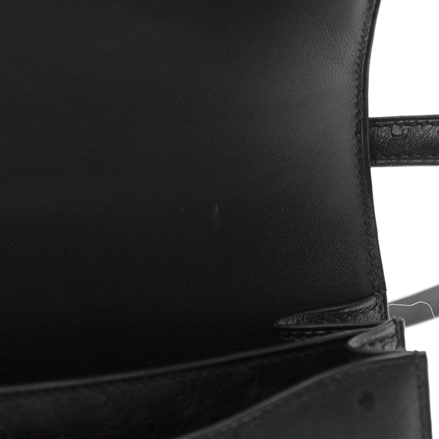 Hermes Ostrich Constance 18 Black 11 of 12
